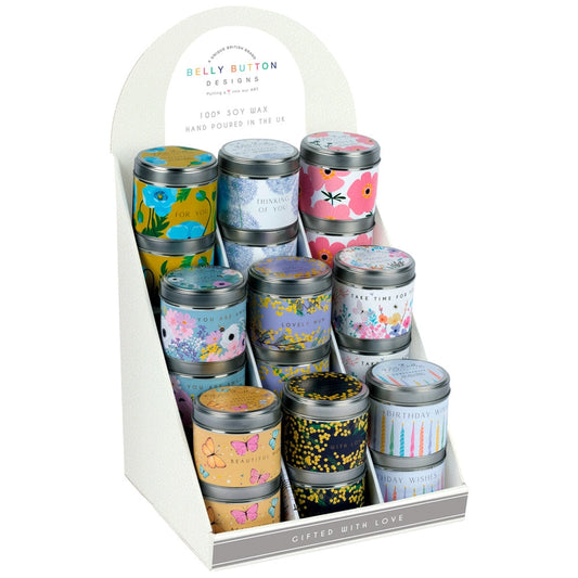 Single Soy Wax Candle - Assorted Designs