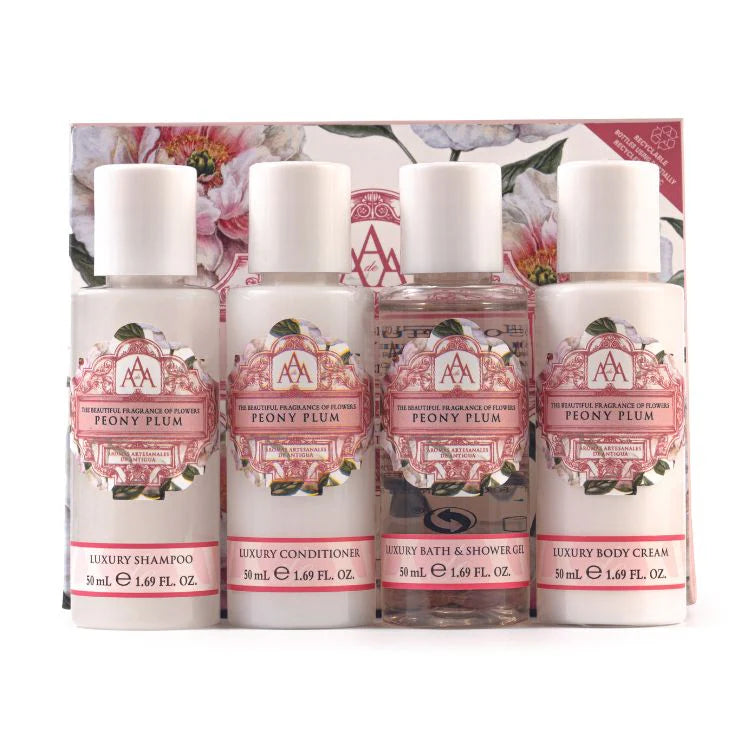 AAA Peony Plum Travel Collection 4 x 50ml