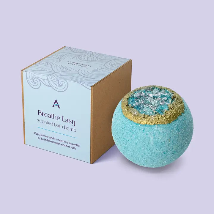 Breathe Easy Clearing Essential Oil Bath Bomb
