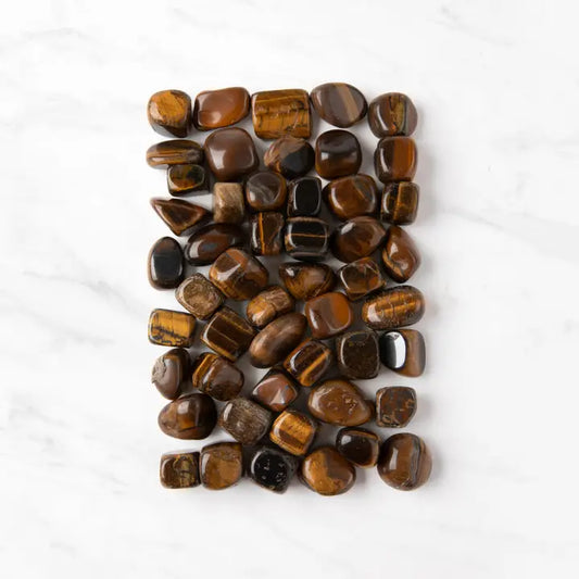 Single Tigers Eye Tumbled & Polished Gemstone