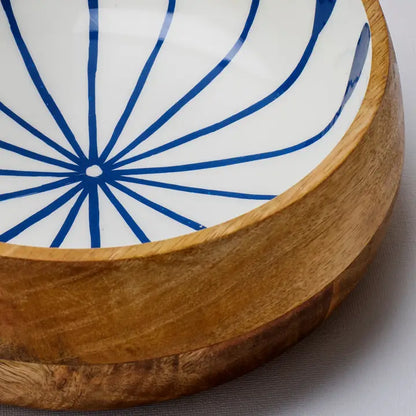 Sokka Jardin Stripes Wooden Bowl