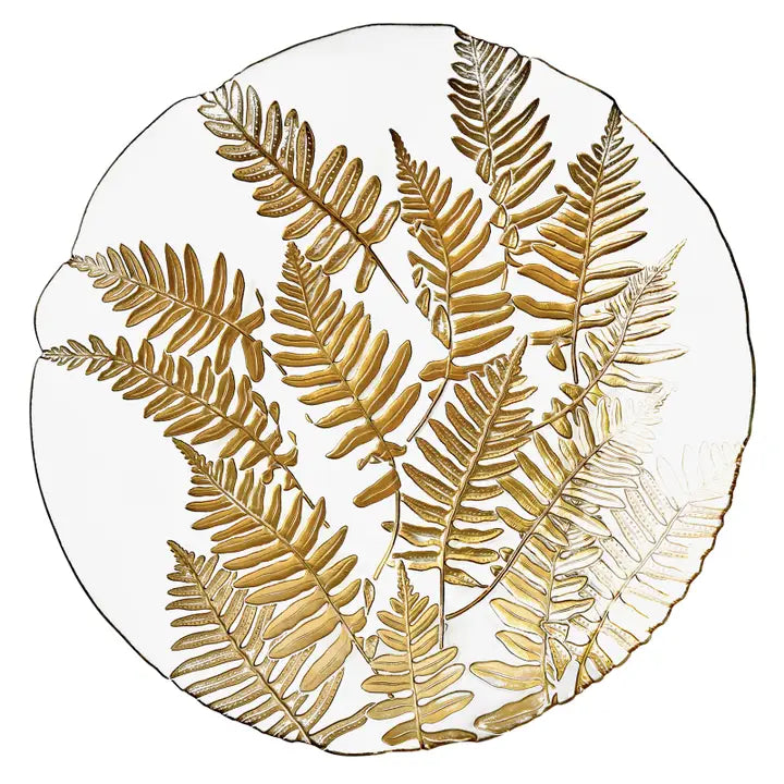 Gold Fern Bowl