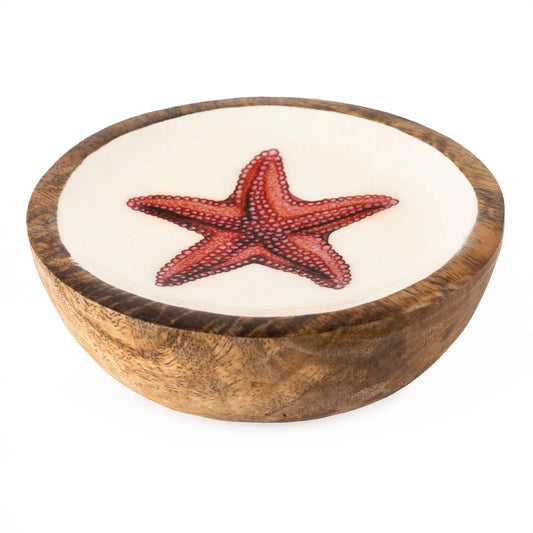 Small Mango Wood Dish - Starfish