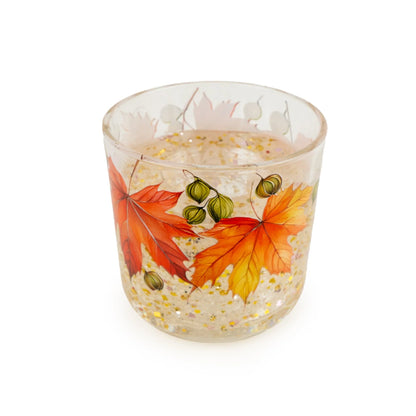 Autumn LED Fiber Optic Candle Maple and Cardamom