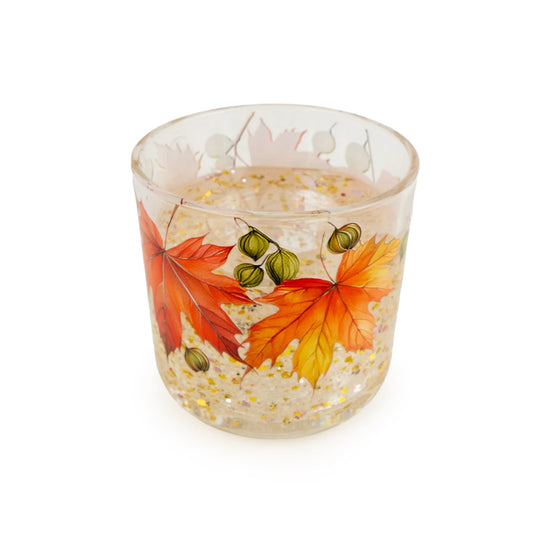 Autumn LED Fiber Optic Candle Maple and Cardamom