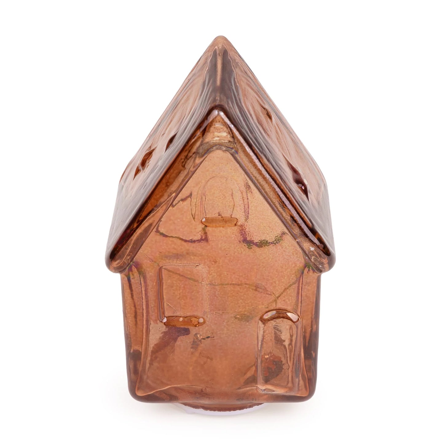 Small LED Glass House – Amber