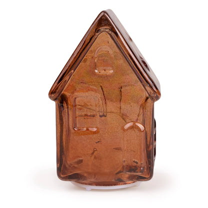 Small LED Glass House – Amber