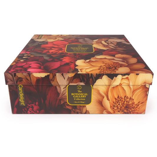 Set of 4 Mugs in Gift Box - Botanical Gallery