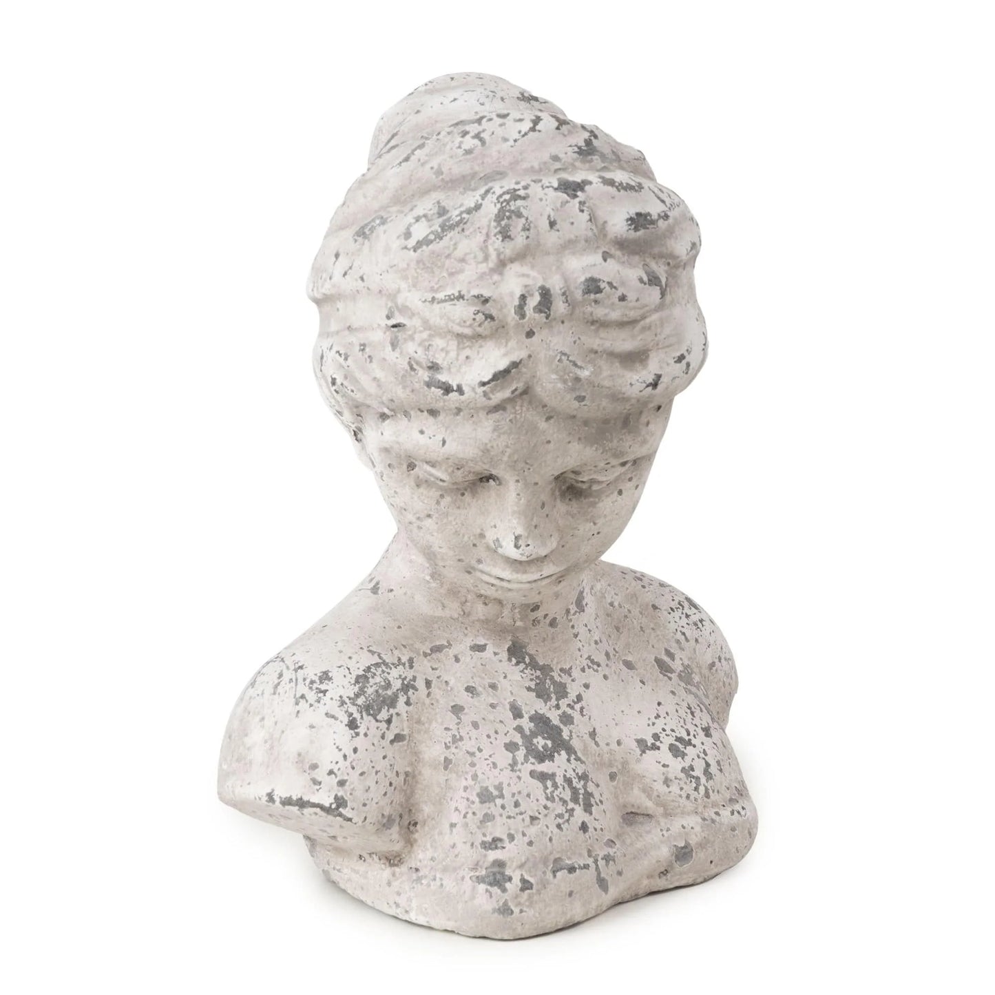 23.5cm Female Bust - Stone Effect
