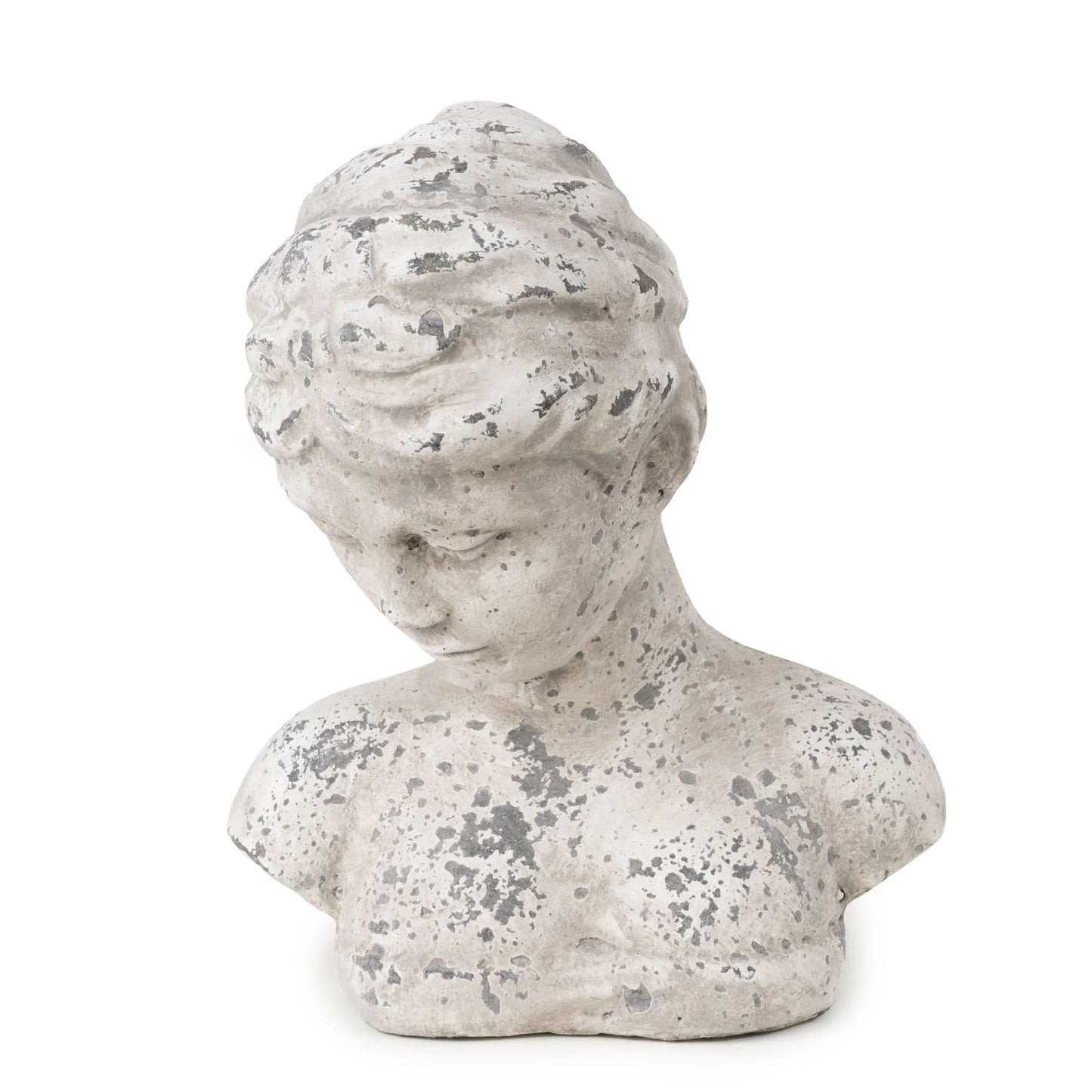 23.5cm Female Bust - Stone Effect