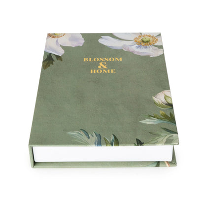 Set of 2 Storage Boxes - White Poppy