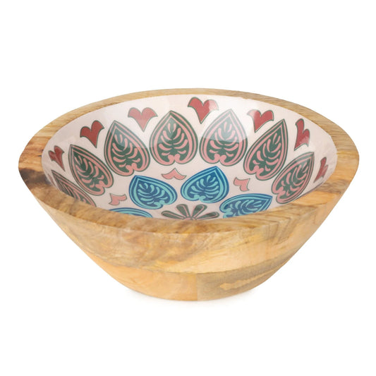 Small Mango Wood Bowl - Enamel Meze Print