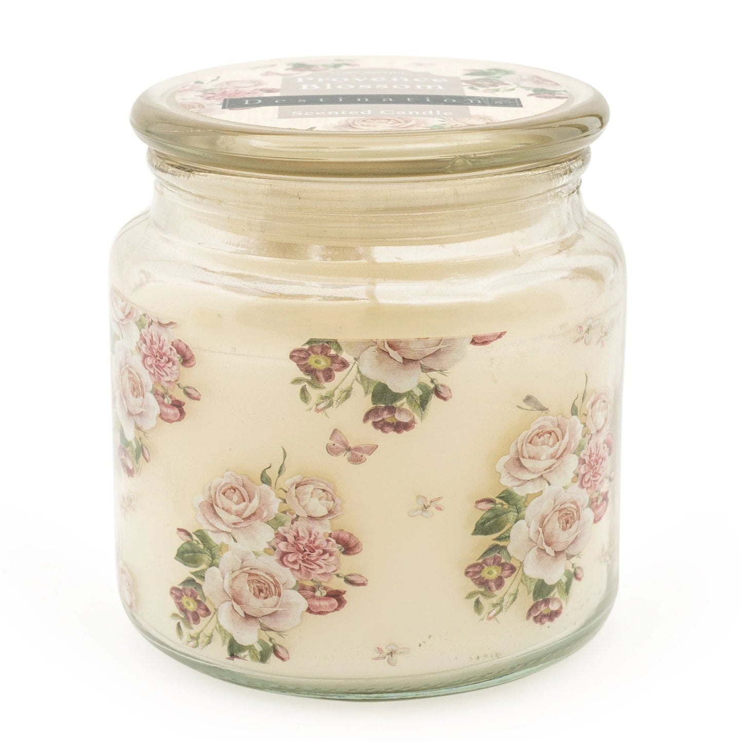 Provence Blossom Lidded Candle Jar Parisian Window Scent