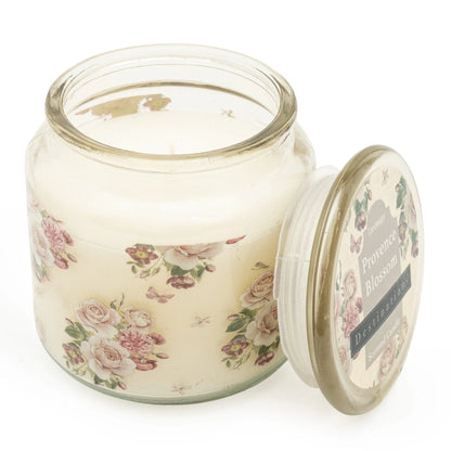 Provence Blossom Lidded Candle Jar Parisian Window Scent