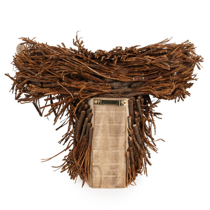 Wall Mounted - Twig Highland Cow Head