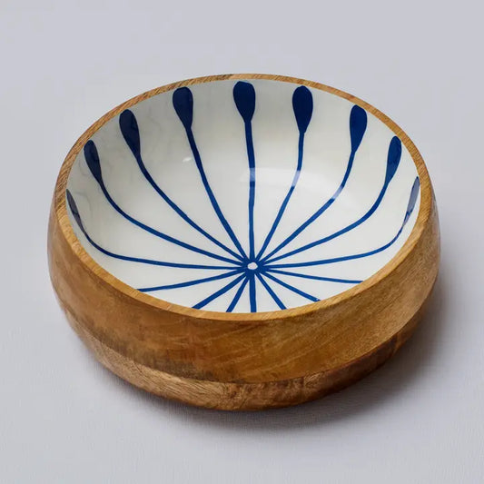 Sokka Jardin Stripes Wooden Bowl
