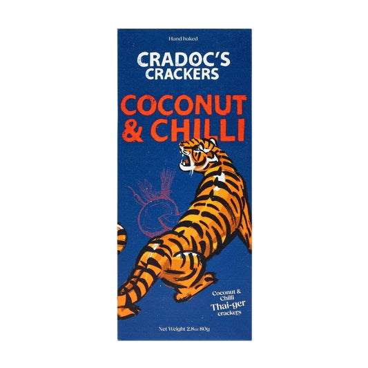 Cradoc's Coconut & Chilli Crackers 80g