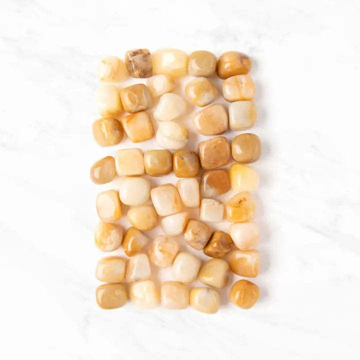Single Yellow Aventurine Tumbled & Polished Gemstone