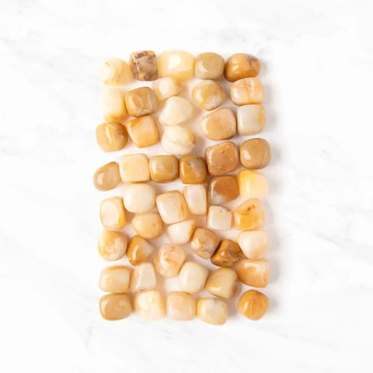 Single Yellow Aventurine Tumbled & Polished Gemstone