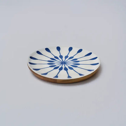Sokka Jardin Stripes Wooden Plate