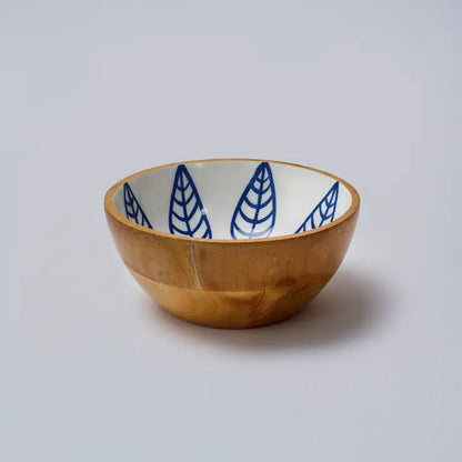 Kruunu Kukkia Wooden Bowl