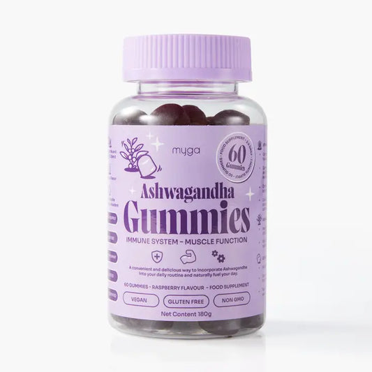 Ashwagandha Gummies – Vegan Raspberry Wellness Boost