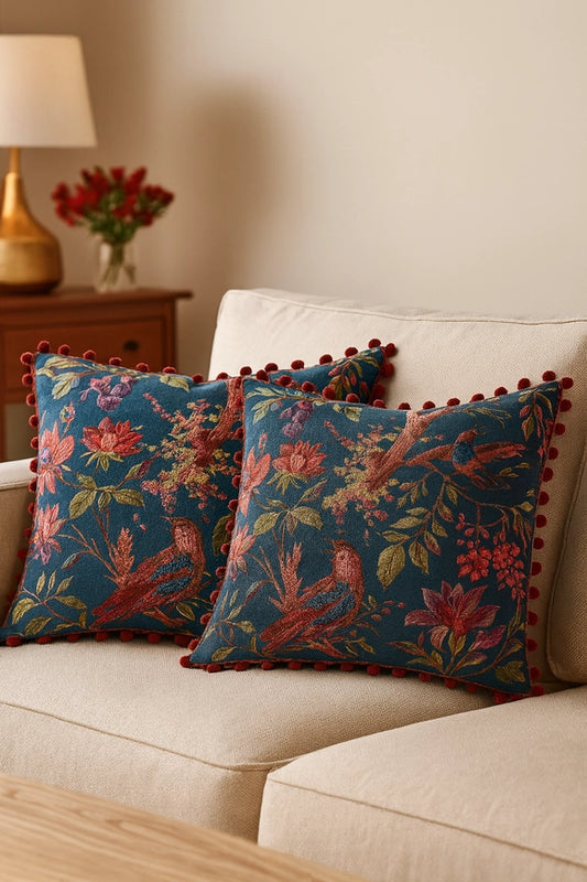 Amaira Velvet Cushion with Filler