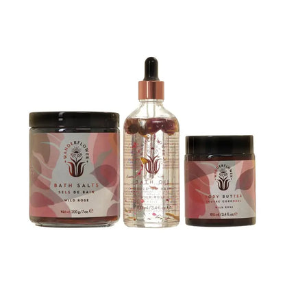 Time To Unwind Bath & Body Set - Wild Rose