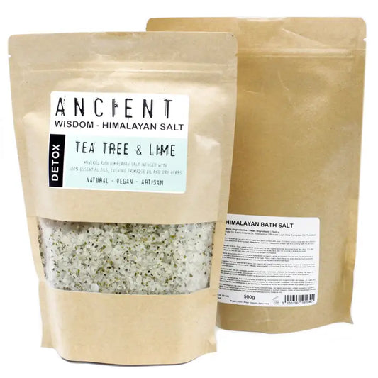 Himalayan Bath Salt Blend 500g - Detox - Tea Tree & Lime