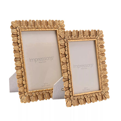 Leaf Design Resin Photo Frame