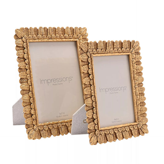 Leaf Design Resin Photo Frame