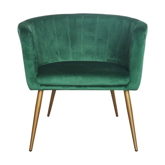 Large Green Cocktail Chair 74cm