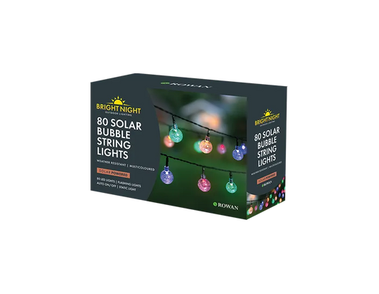 Solar Bubbles String Lights Multicoloured