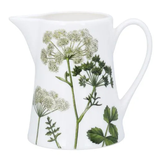 Gisela Graham Bone China Jug, Small - Spring Hedgerow