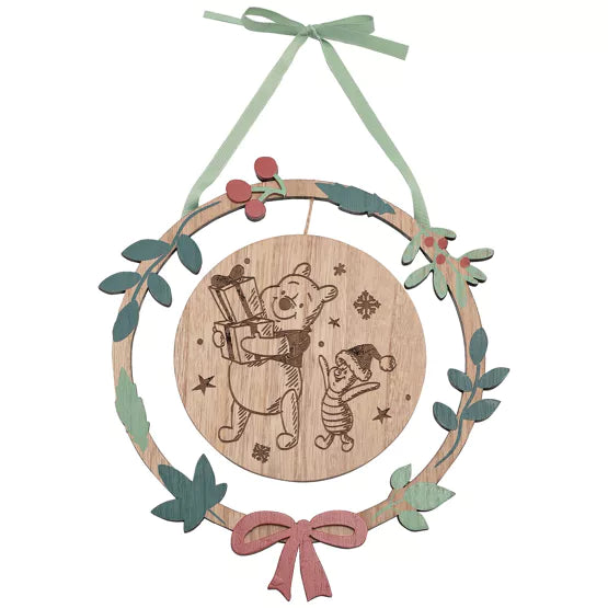 Winnie the Pooh Round Hanging Plaque